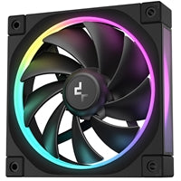 DeepCool FL12 120mm ARGB PWM Fan - Fluid Dynamic Bearing, Black DeepCool FL12 120mm ARGB PWM Fan - Fluid Dynamic Bearing, Black